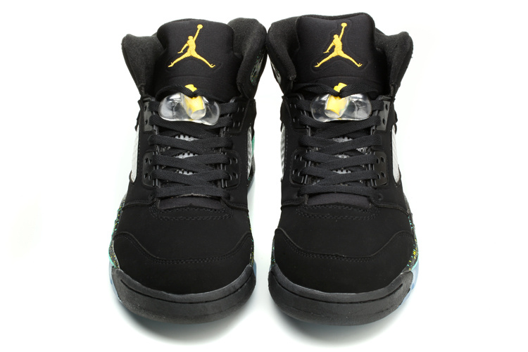 Air Jordan 5 World Cup Brazil Black Blue Shoes - Click Image to Close